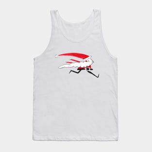 Running Santa Tank Top